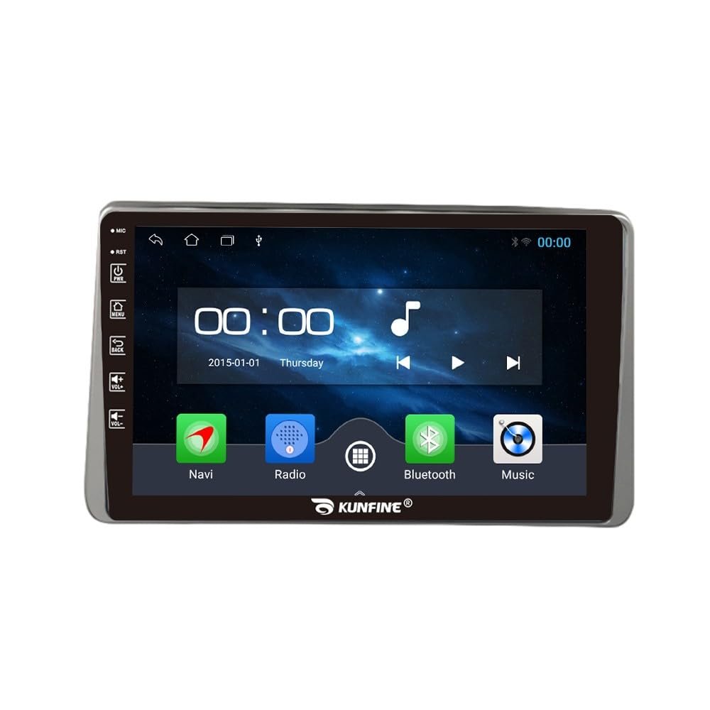 Kunfine CarPlay Android Auto GPS Stereo with Backup Camera, 10" IPS Touchscreen, for Nissan Sentra 2001–2006 LHD, Quad-Core 2GB+64GB
