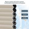 Cordless Day & Night Honeycomb Blinds, Blue, 125 W x 198 H cm view 3
