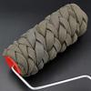 Asuinxurr Pattern Paint Roller Tool, Environmental Protection Stamp Painting Decorative Roller for Wall Imitation view 2