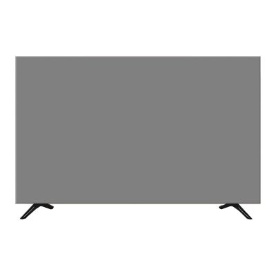 STHOYN Optional Elastic TV Cover, Multi-Size Indoor Countertop/Wall Decorative TV Cover, Customizable, 70–75 Inches, Gray