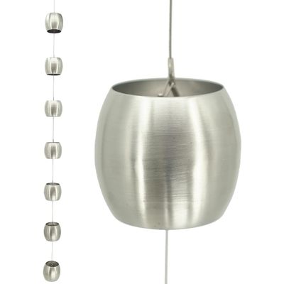 Stainless Steel Rain Chain for Gutters, 1 m, Decorative Outdoor Rain Catcher