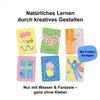 PlayMais Mosaic Affirmation Cards | 2,300 Pieces | Craft Kit | Natural Toy | Includes Sponges and 6 Design Templates | Vegan, Responsible and Safe for Children and the Environment | Ages 3+ view 2
