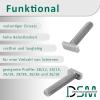 DSM Hammer-Head Bolts M10 x 50 mm Type 28/15, A2 Stainless Steel, 5-Pack view 3