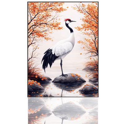 Adult Paint by Numbers Bird Tree DIY Kit, 50 x 65 cm
