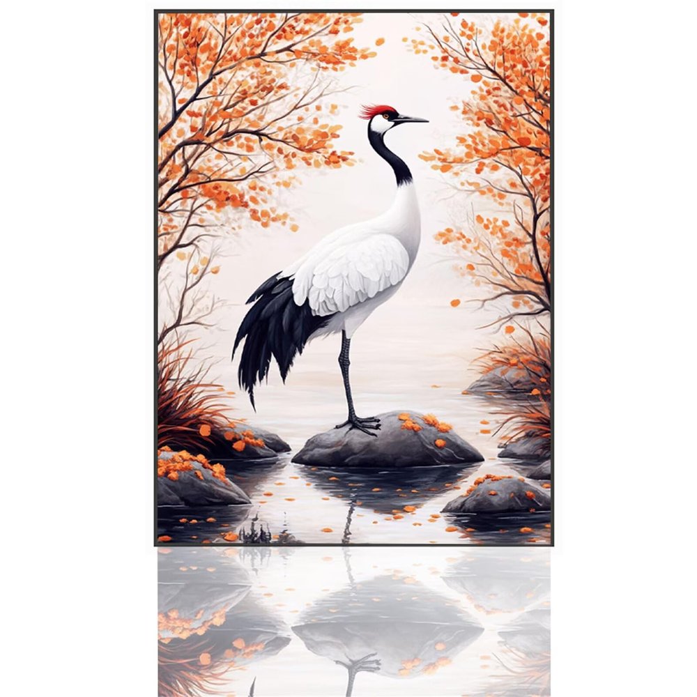 Adult Paint by Numbers Bird Tree DIY Kit, 50 x 65 cm