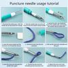 Punch Needle Kit for Beginners with Raccoon and Moon Design view 3
