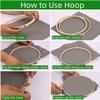 Punch Needle Kit for Beginners with Raccoon and Moon Design view 4