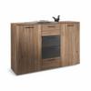 Stella Trading ASCHAU Chest of Drawers, Mauvella Oak Look/Graphite view 1