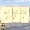 Personalized Wedding Table Number Card, A6 view 2