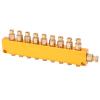 Adjustable Brass Oil Distributor for Lubrication Systems, 9 Outlets view 2