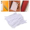 RhineCart Basics Spiral Binding Coils, 100 Count, 9.5 mm, 75-Sheet Capacity, White view 4