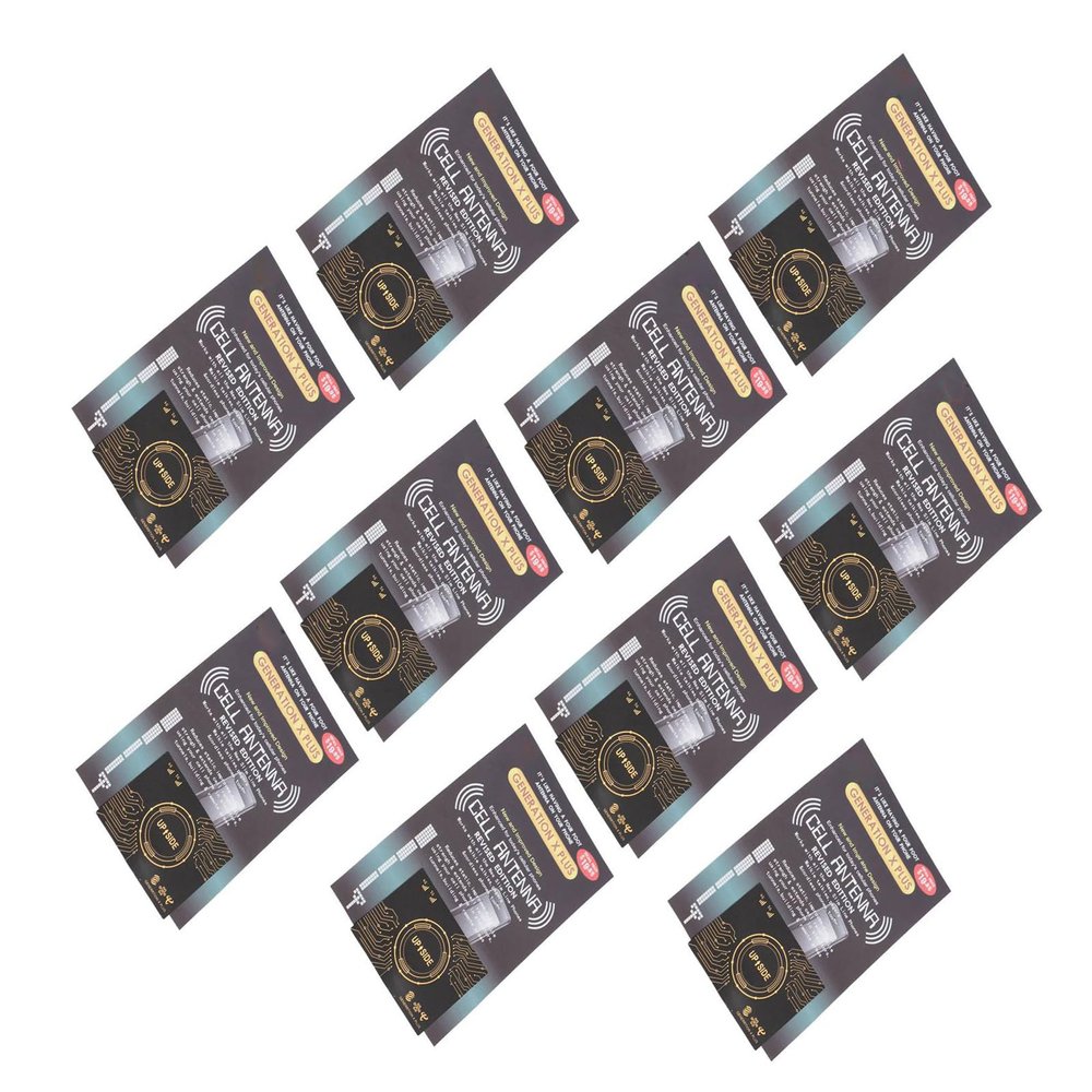 10-Pack Self-Adhesive Cell Phone Signal Enhancement Stickers for Elevators, Tunnels, and More