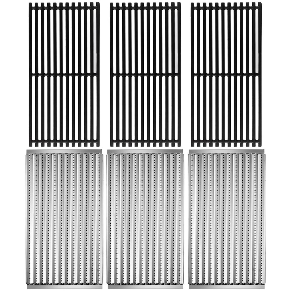 3-Piece Grill Grate and Emitter Plate Set for Char-Broil TRU-Infrared 3-Burner Grills