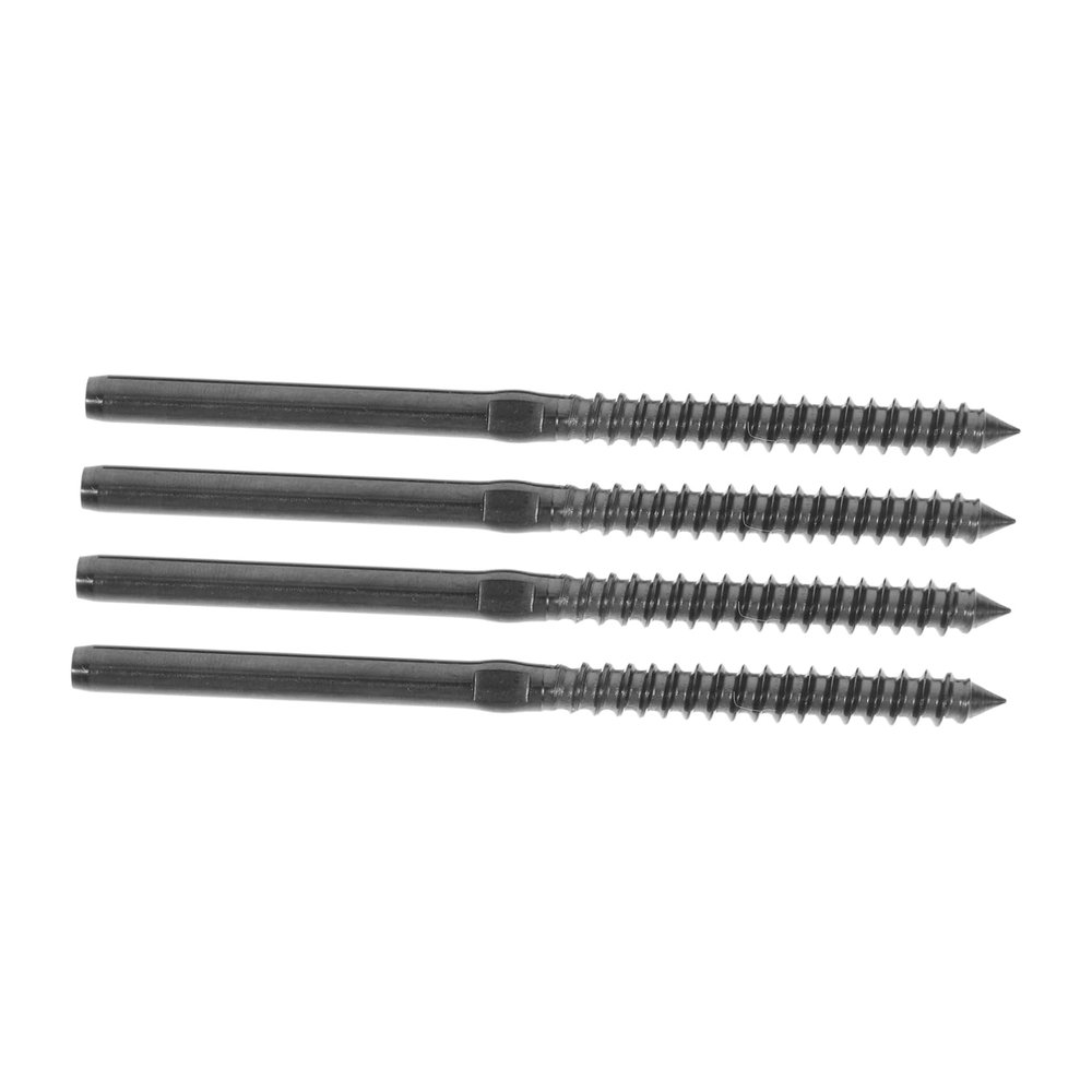 SOLUSTRE 4-Piece Stainless Steel Cable Railing End Fittings, Adjustable Tensioning Devices for Stairs and Decks