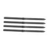 SOLUSTRE 4-Piece Stainless Steel Cable Railing End Fittings, Adjustable Tensioning Devices for Stairs and Decks view 1