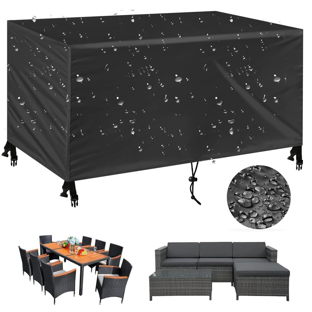 PVPQPR Waterproof Garden Furniture Cover 160 x 90 x 100 cm