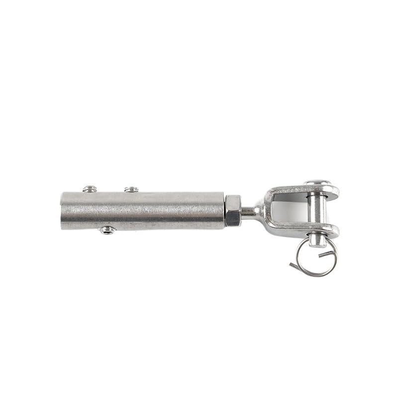 Wire Rope Clamps for 6 mm Cable Railing, Fork Jaw Tensioner Fittings with Toggle Anchors