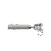 Wire Rope Clamps for 6 mm Cable Railing, Fork Jaw Tensioner Fittings with Toggle Anchors view 1