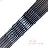 PHILOCS 12-Pack 3.2 mm ID High-Carbon Arrows, 1.75-inch Iridescent Silver Spiral Fletching, 0.003-inch Straightness, Spine 350 view 3