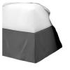 MZPOZB Pleated Custom-Fit Bed Skirt, 35 cm High, Cream, 140 x 200 x 35 cm view 2