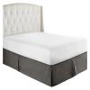 MZPOZB Pleated Custom-Fit Bed Skirt, 35 cm High, Cream, 140 x 200 x 35 cm view 3