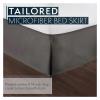 MZPOZB Pleated Custom-Fit Bed Skirt, 35 cm High, Cream, 140 x 200 x 35 cm view 4