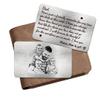 Personalized Ultrasound Wallet Card for Dad view 2