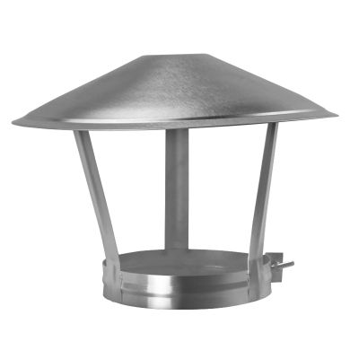 Stainless Steel Chimney Cap, Rain and Snow Guard for 80 mm Pipes