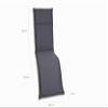 GO-DE Textil Relax Cushion for Garden Chairs, Anthracite view 2