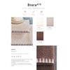 M.S Maison Sucre Brera Terry Cotton Towel Set, Jacquard, 475 g/m², Chocolate view 2