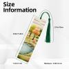 Country Lifestyle Handmade Wooden Bookmark with Tassel view 3