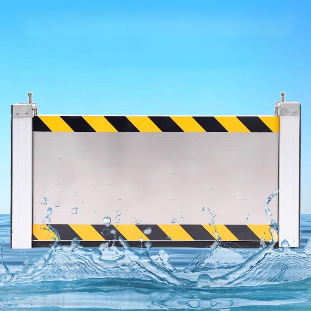 YAOJIA TR Flood Barrier for Basements, Garages, and Driveways, Reusable, 15.7 in H x 63 in W