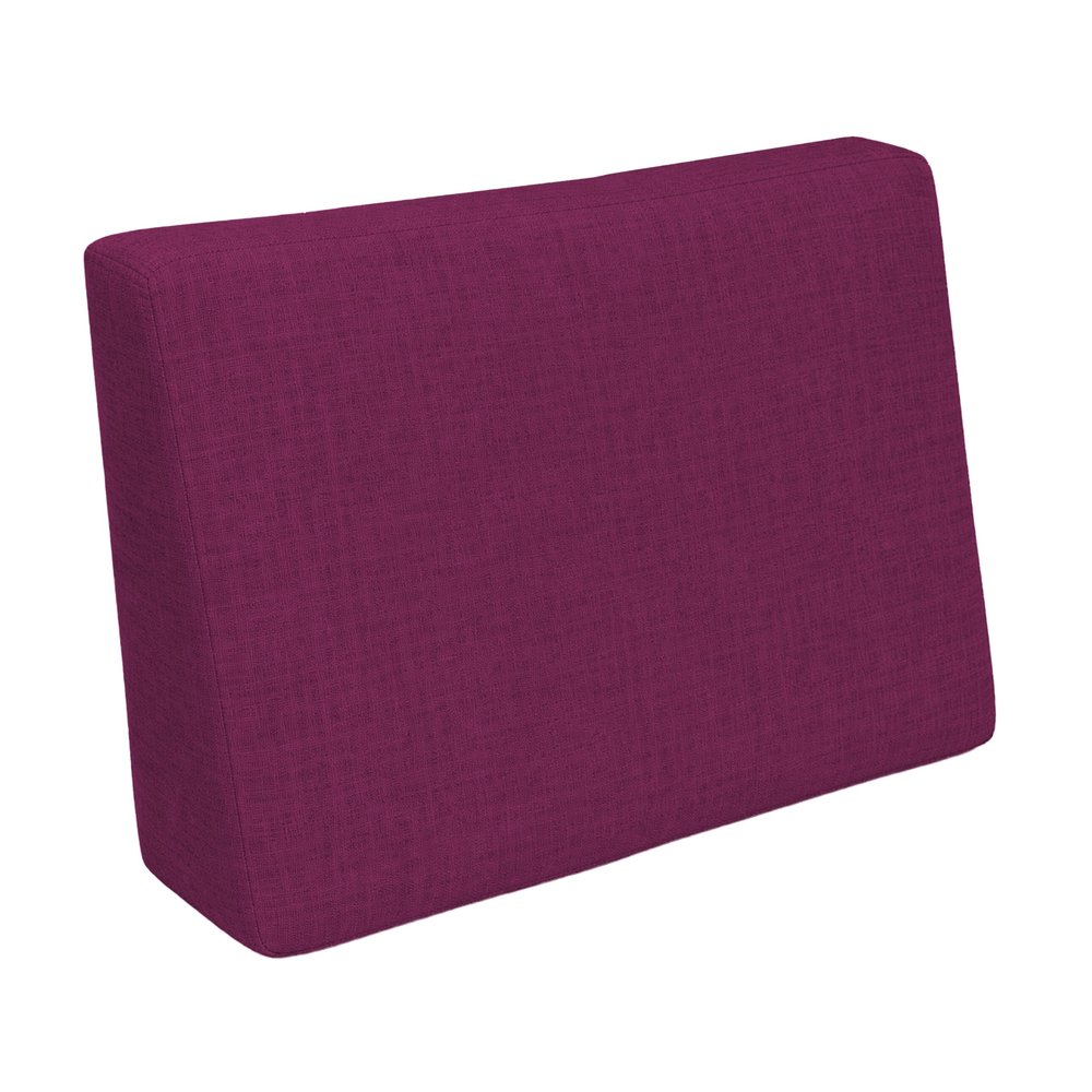 POKAR Pallet Side Cushion with Removable Cover, 60 x 40 cm, Purple