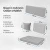 POKAR Pallet Side Cushion with Removable Cover, 60 x 40 cm, Purple view 4