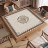 Thick Mahjong Mat for Tables, Non-Slip Noise-Reducing Table Cover with Carrying Bag, 85 x 85 cm view 2