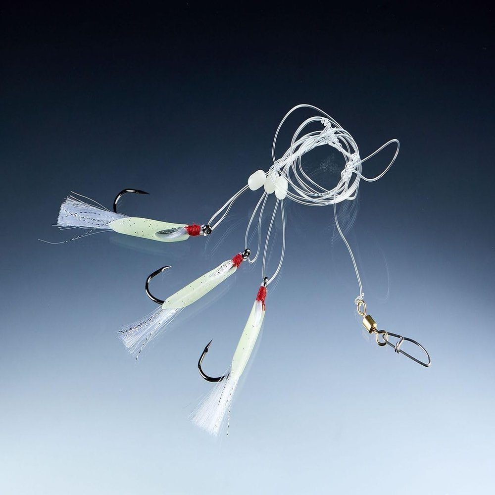 Balzer 71 North Cod/Saithe Rig, Luminous, 3 Hooks, 6/0