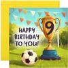 9th Birthday Card for a Boy or Girl – Football Champion view 1
