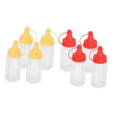 Ciieeo 8-Pack Portable Refillable Squeeze Bottles
