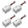 QUARKZMAN DC 12V 0.3A Electromagnetic Solenoid Lock, Mini Door/Cabinet Lock, 4-Pack view 1