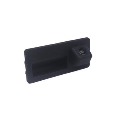 Backup Camera for Q3 2011–2018, Trunk Handle, Waterproof Parking Camera (A Solid Ruler)