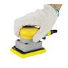 Electric Sander, Auto Air Sander and Polisher with 20-Piece Sandpaper Set, Pneumatic Auto Polishing Tool, Square, 70 x 100 mm, High-Speed, Quiet view 2