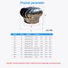 ZYFBD Rotating Stainless Steel Chimney Cap with Anti-Downdraft Turbine view 2