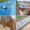 ZYFBD Rotating Stainless Steel Chimney Cap with Anti-Downdraft Turbine view 3
