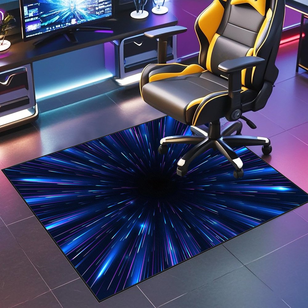 JaevKwzy Office Chair Mat for Hard Floors and Carpets, 130 x 160 cm