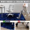JaevKwzy Office Chair Mat for Hard Floors and Carpets, 130 x 160 cm view 4