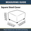AQIGR Ottoman Cover for Square Stools, 50x50/40x40/60x60, Color 20, 45 x 45 x 45 cm view 2
