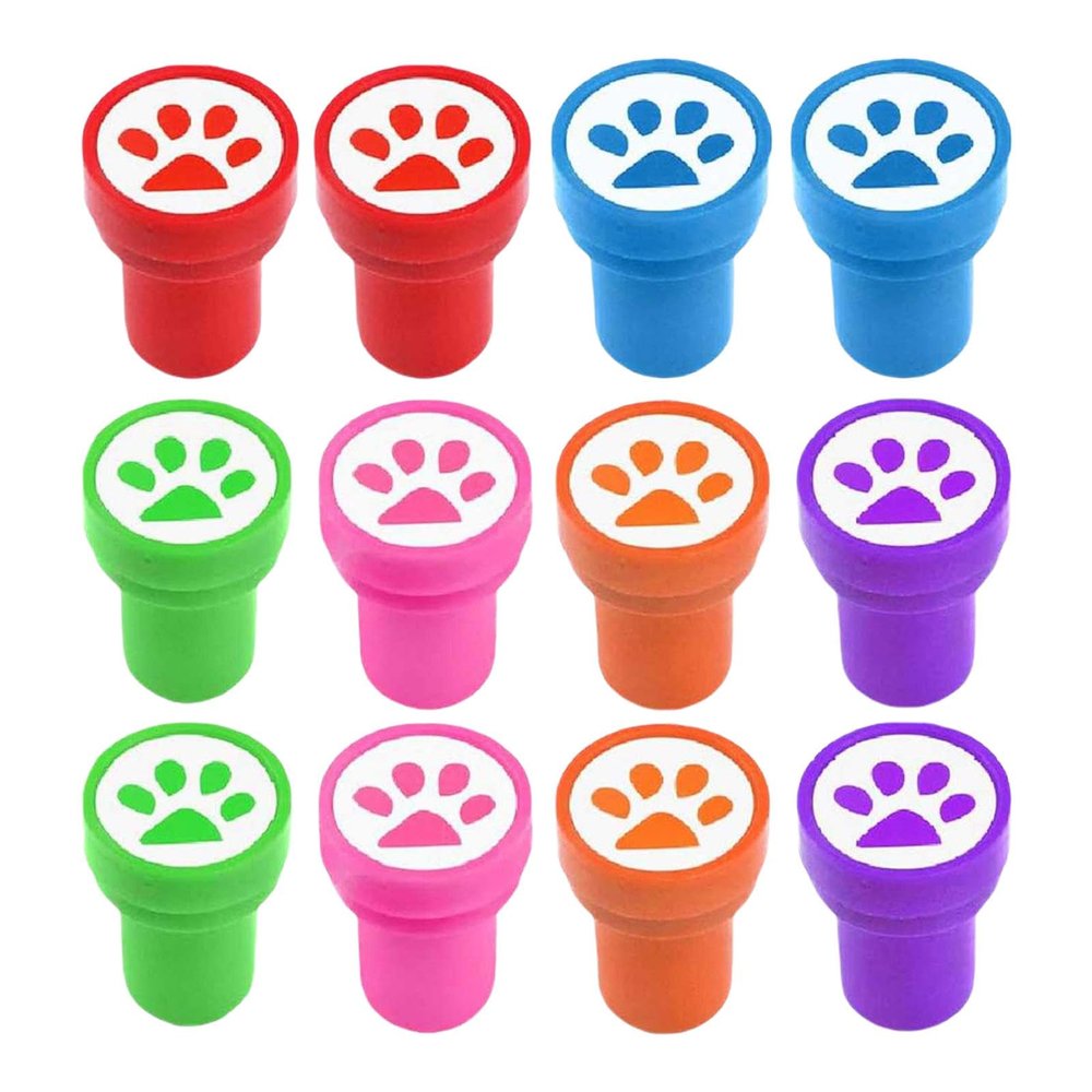 Classroom Stamps, 12-Piece Small Portable Stamp Set