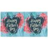 Happy Father's Day 3-Ring Binders, 1.5-Inch Girls Binder, 2-Pack view 2