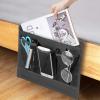 Bedside Organizer with 4 Pockets, Remote Holder and Magazine Pocket view 4