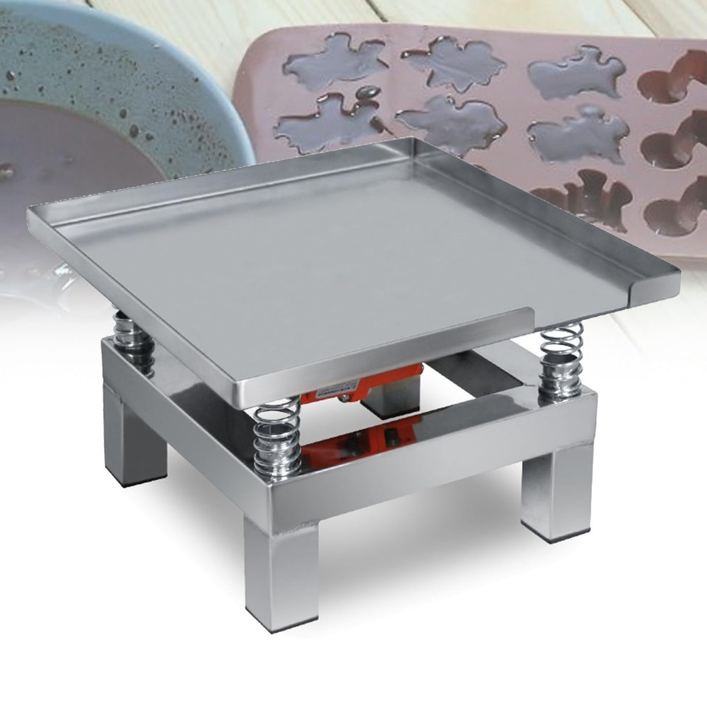 IEOWY Electric Chocolate Vibration Machine, Concrete Vibration Table, 13.78 x 13.78 in, 110 V